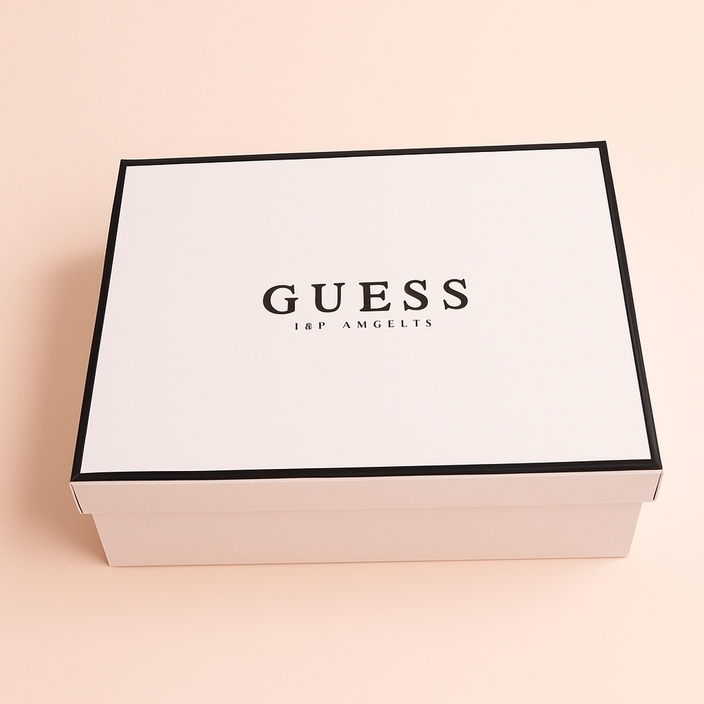 GUESS Luchia 3 Logo Sneakers β White Multi β 7.5M β NEW IN BOX - Picture 3 of 9